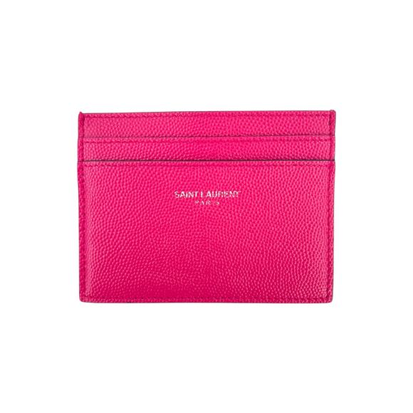 Saint Laurent Leather Card Holder - Picture 1 of 7